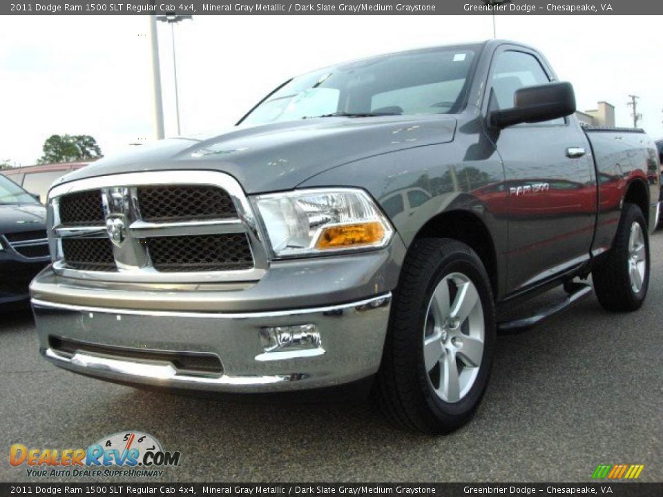 2011 Dodge Ram 1500 SLT Regular Cab 4x4 Mineral Gray Metallic / Dark Slate Gray/Medium Graystone Photo #1
