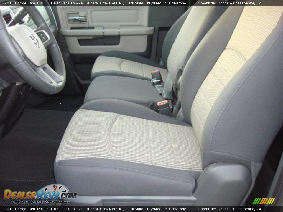 2011 Dodge Ram 1500 SLT Regular Cab 4x4 Mineral Gray Metallic / Dark Slate Gray/Medium Graystone Photo #6