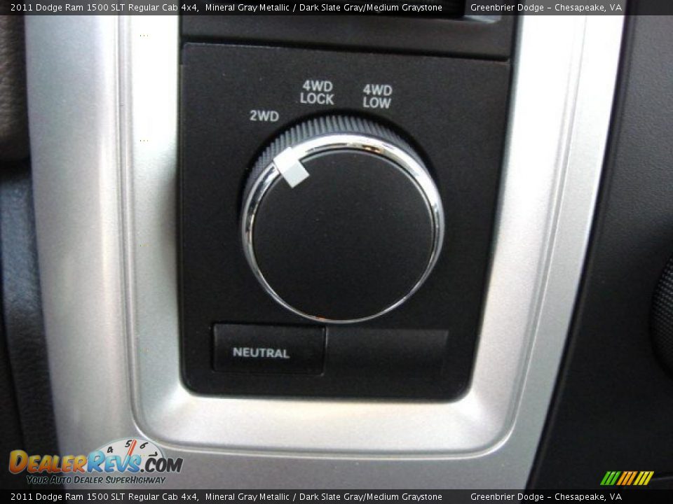 Controls of 2011 Dodge Ram 1500 SLT Regular Cab 4x4 Photo #11