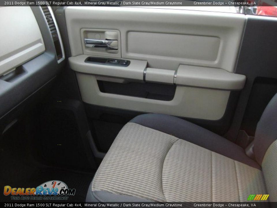 2011 Dodge Ram 1500 SLT Regular Cab 4x4 Mineral Gray Metallic / Dark Slate Gray/Medium Graystone Photo #12