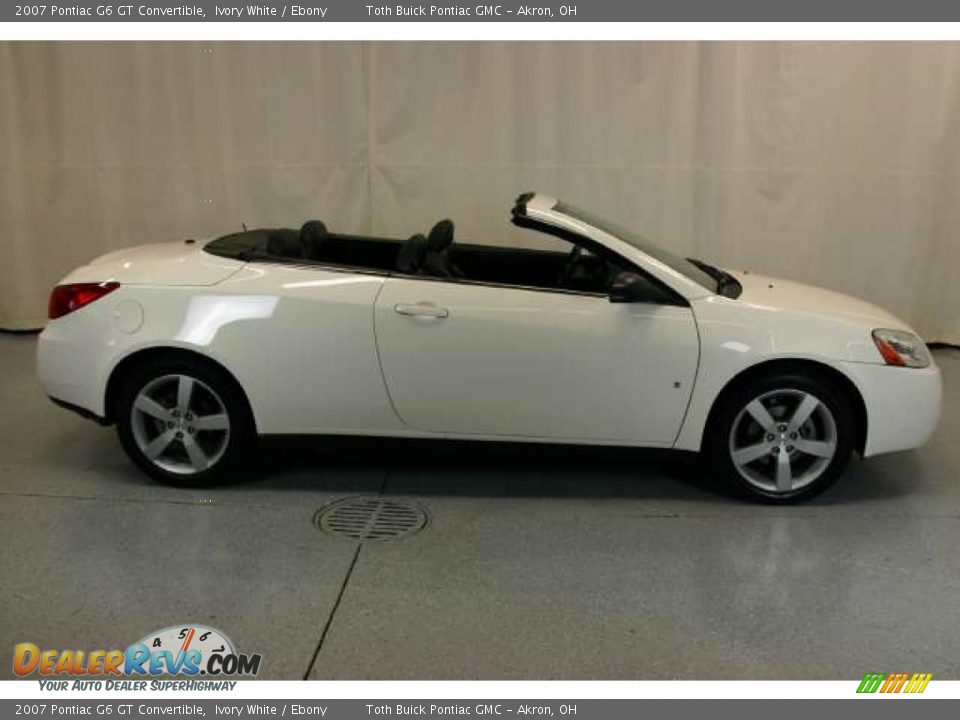 2007 Pontiac G6 GT Convertible Ivory White / Ebony Photo #2