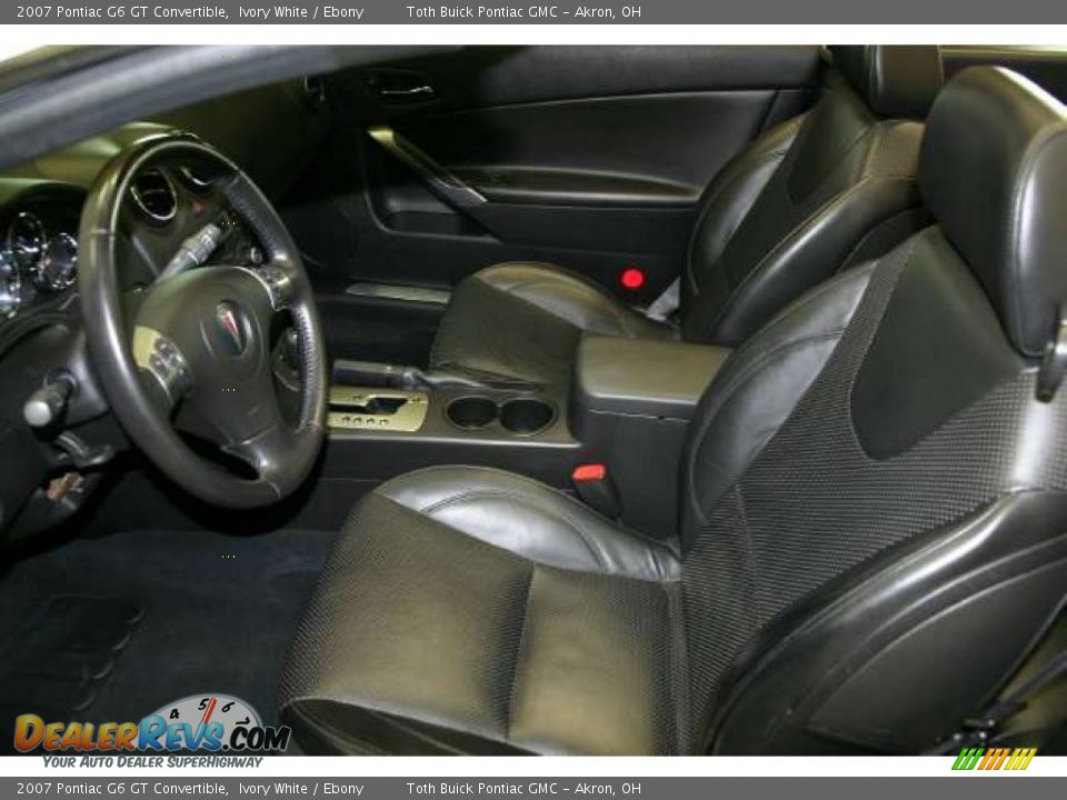 2007 Pontiac G6 GT Convertible Ivory White / Ebony Photo #4