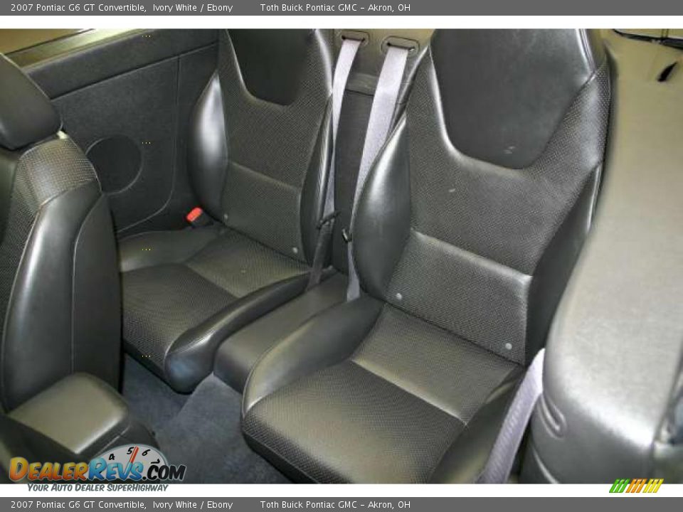 2007 Pontiac G6 GT Convertible Ivory White / Ebony Photo #5