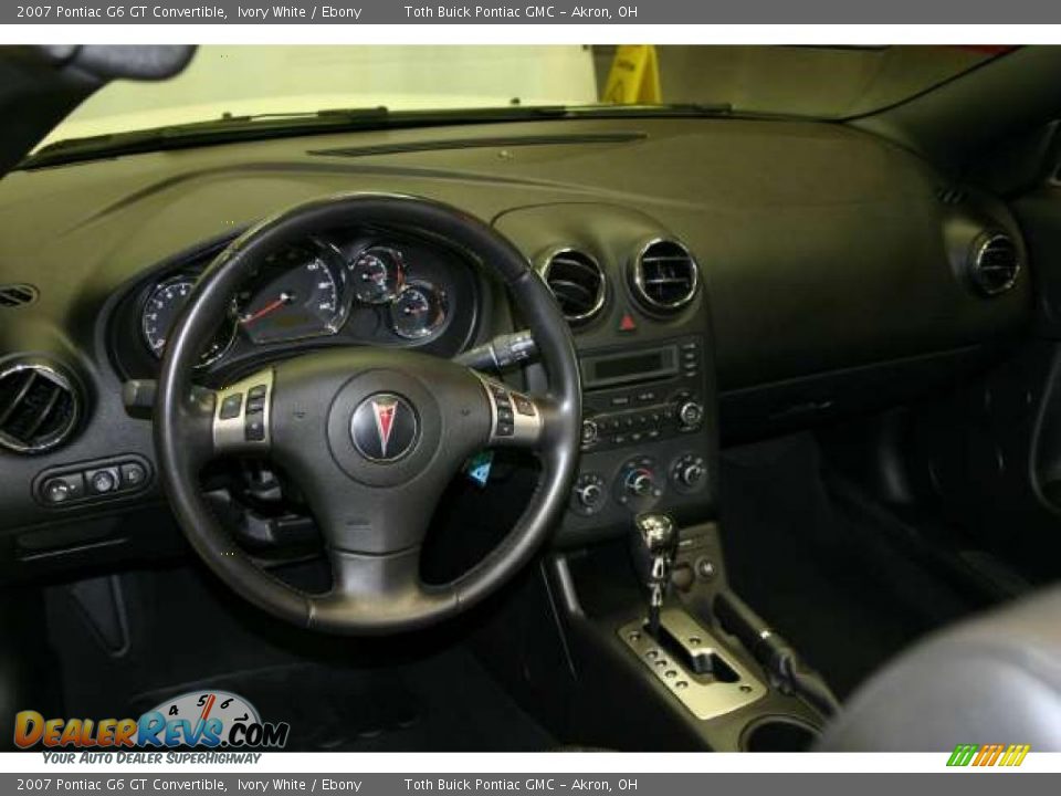 2007 Pontiac G6 GT Convertible Ivory White / Ebony Photo #6