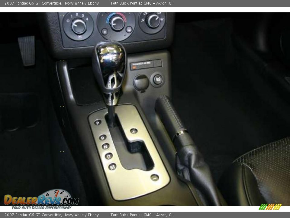 2007 Pontiac G6 GT Convertible Ivory White / Ebony Photo #14