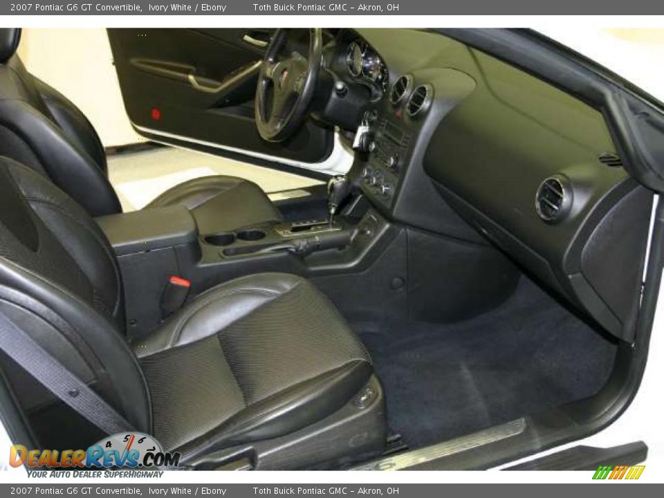 2007 Pontiac G6 GT Convertible Ivory White / Ebony Photo #15
