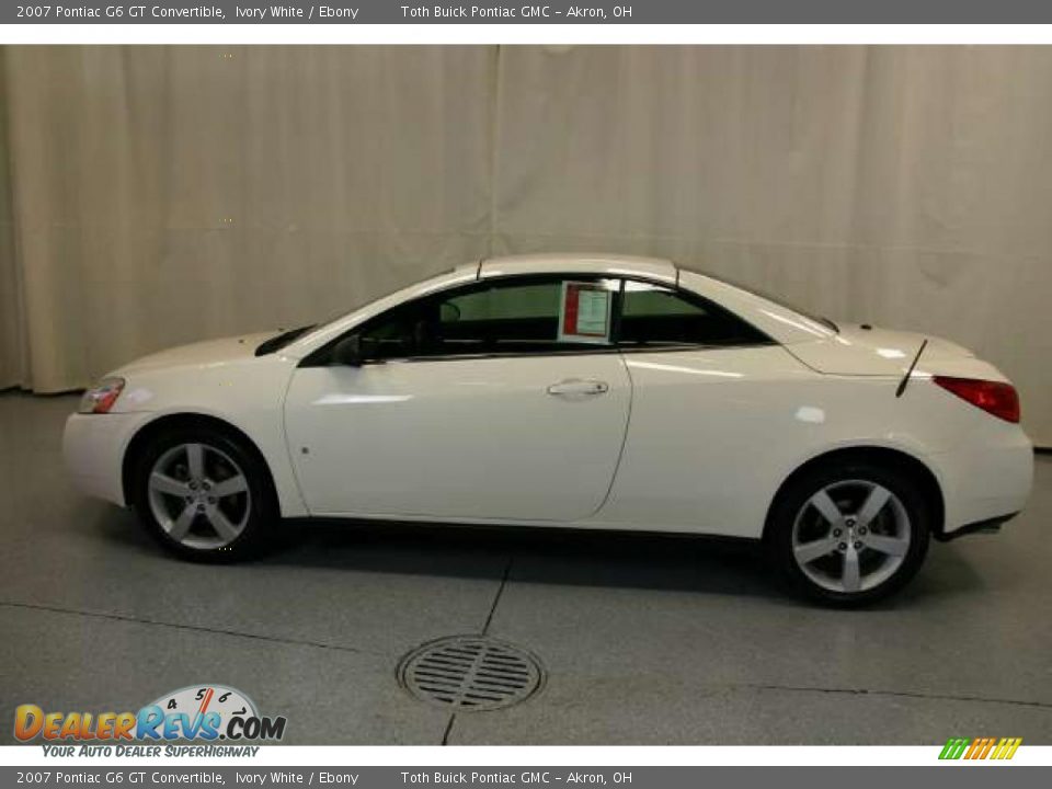 2007 Pontiac G6 GT Convertible Ivory White / Ebony Photo #20