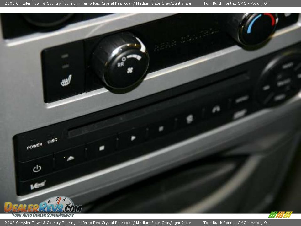 2008 Chrysler Town & Country Touring Inferno Red Crystal Pearlcoat / Medium Slate Gray/Light Shale Photo #13