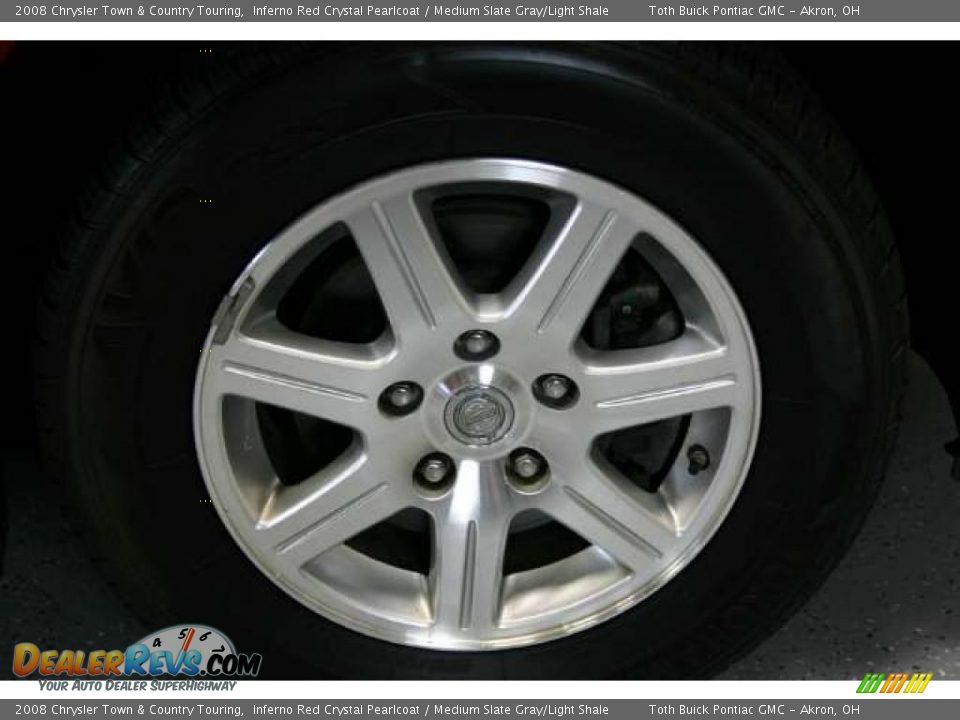 2008 Chrysler Town & Country Touring Inferno Red Crystal Pearlcoat / Medium Slate Gray/Light Shale Photo #20