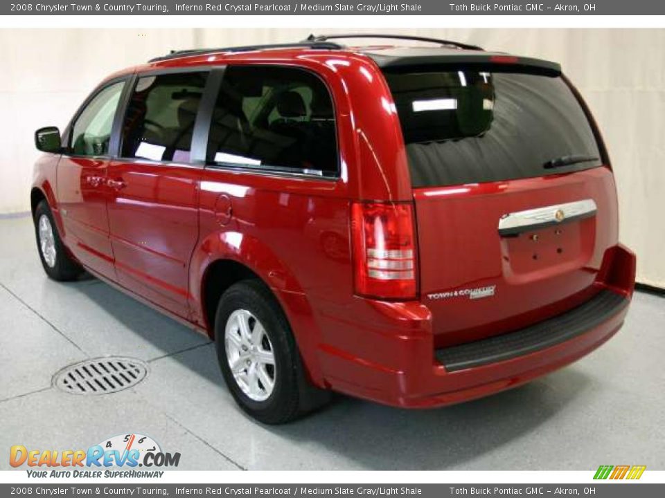 2008 Chrysler Town & Country Touring Inferno Red Crystal Pearlcoat / Medium Slate Gray/Light Shale Photo #22