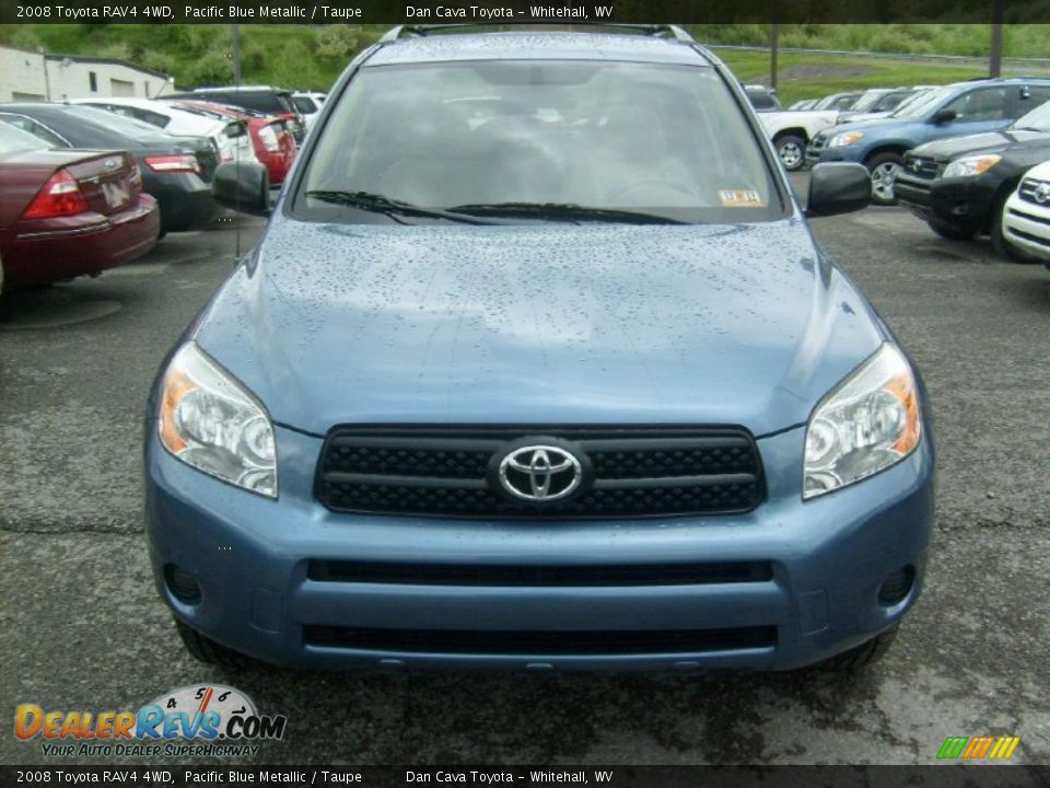 2008 Toyota RAV4 4WD Pacific Blue Metallic / Taupe Photo #2