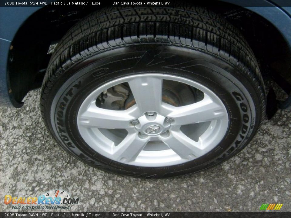 2008 Toyota RAV4 4WD Pacific Blue Metallic / Taupe Photo #7