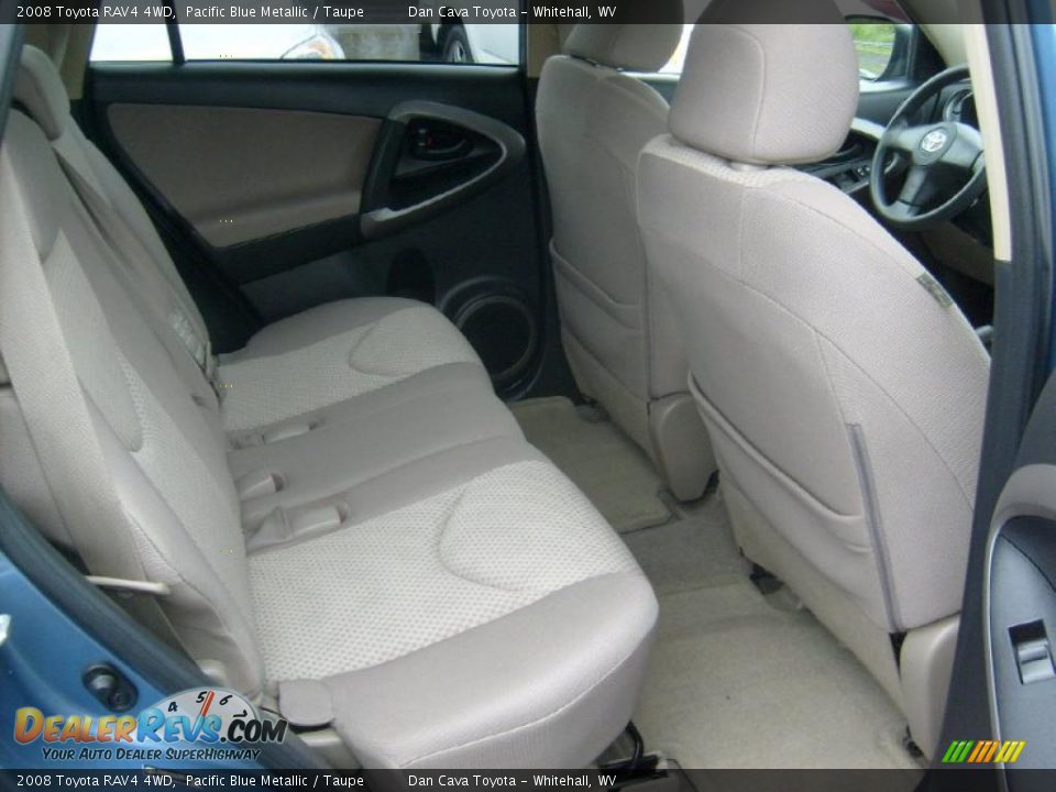2008 Toyota RAV4 4WD Pacific Blue Metallic / Taupe Photo #8
