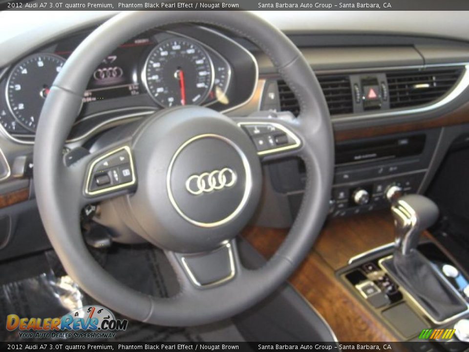 2012 Audi A7 3.0T quattro Premium Steering Wheel Photo #5