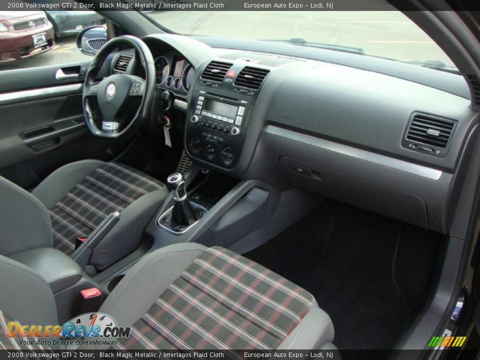 Interlagos Plaid Cloth Interior 2008 Volkswagen Gti 2 Door