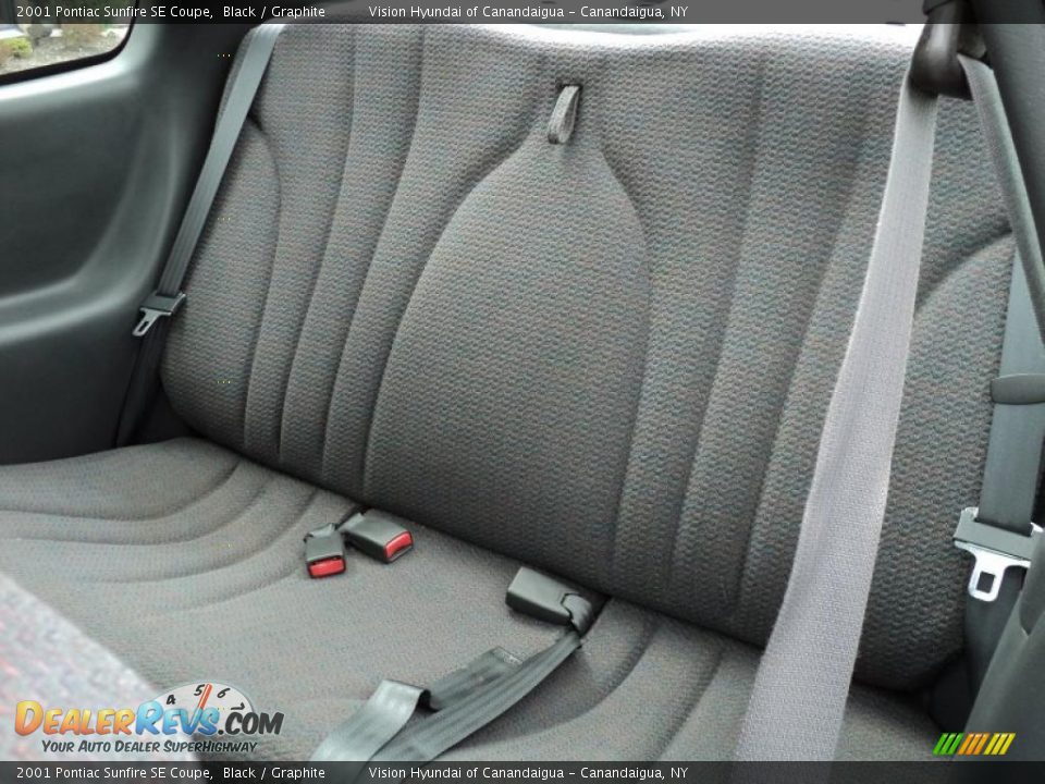 Graphite Interior - 2001 Pontiac Sunfire SE Coupe Photo #22