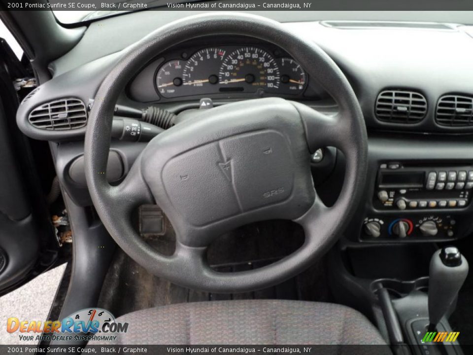 2001 Pontiac Sunfire SE Coupe Steering Wheel Photo #23