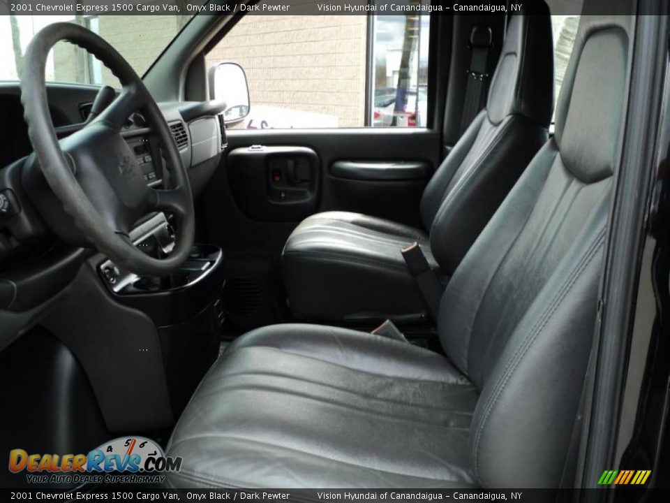 Dark Pewter Interior - 2001 Chevrolet Express 1500 Cargo Van Photo #19