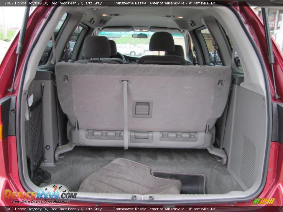 2002 Honda Odyssey EX Red Rock Pearl / Quartz Gray Photo #15