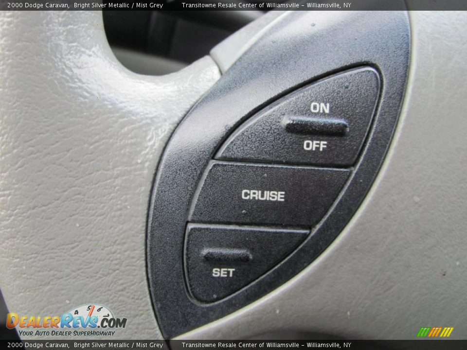 2000 Dodge Caravan Bright Silver Metallic / Mist Grey Photo #6
