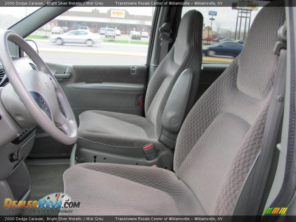 Mist Grey Interior - 2000 Dodge Caravan  Photo #9