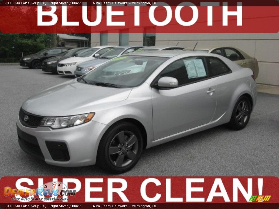 2010 Kia Forte Koup EX Bright Silver / Black Photo #1