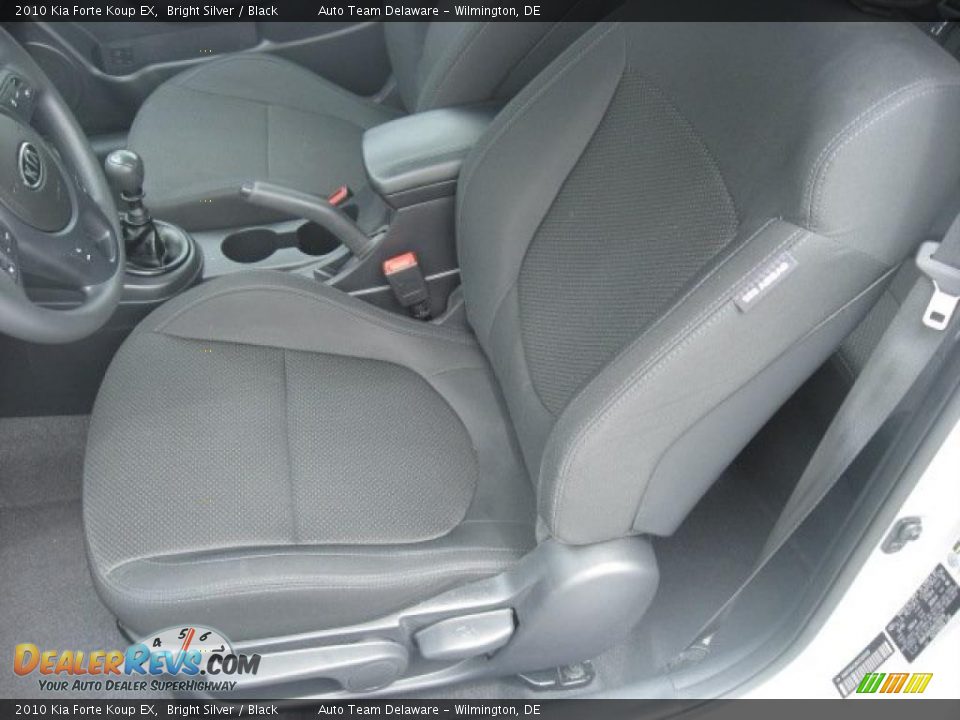 Black Interior - 2010 Kia Forte Koup EX Photo #11