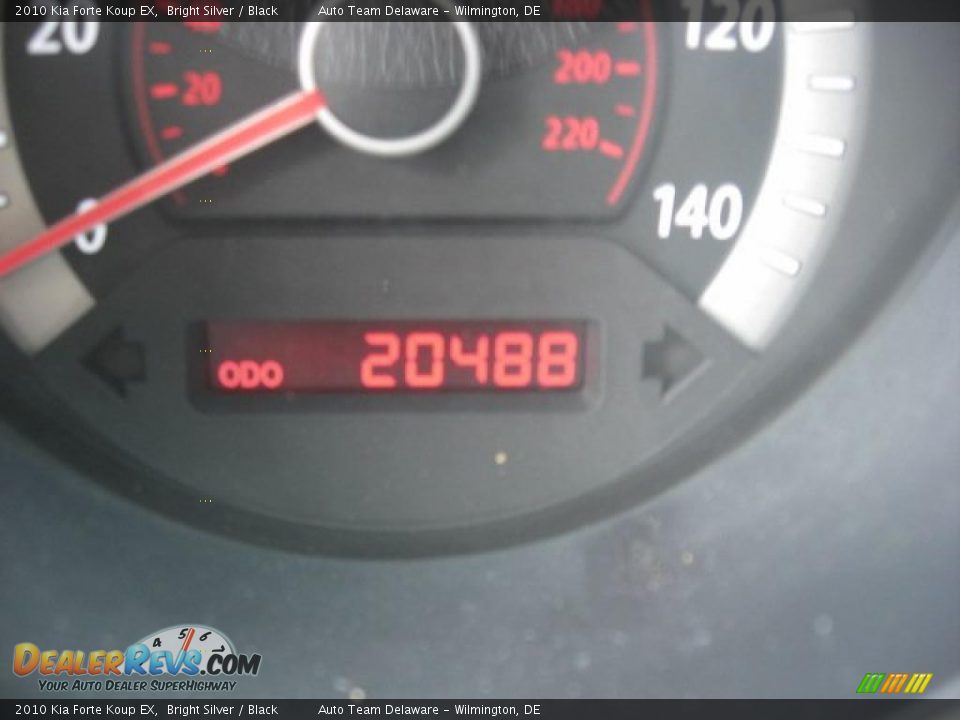 2010 Kia Forte Koup EX Bright Silver / Black Photo #12