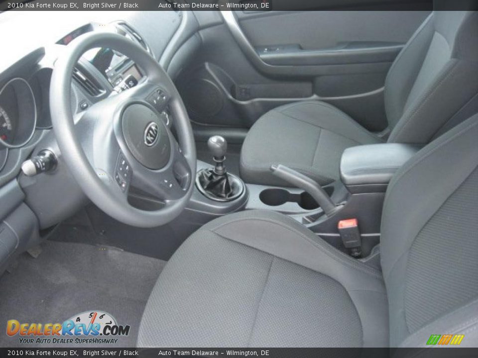 Black Interior - 2010 Kia Forte Koup EX Photo #36