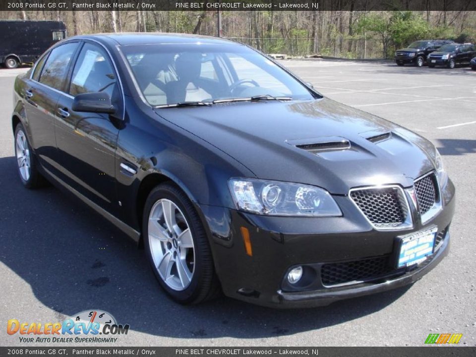 Panther Black Metallic 2008 Pontiac G8 GT Photo #3