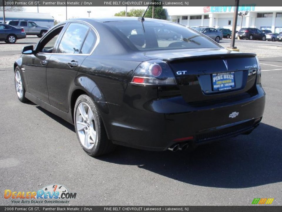 2008 Pontiac G8 GT Panther Black Metallic / Onyx Photo #6