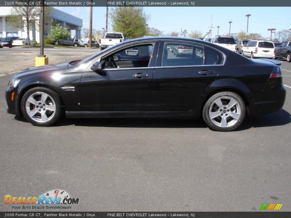 2008 Pontiac G8 GT Panther Black Metallic / Onyx Photo #9