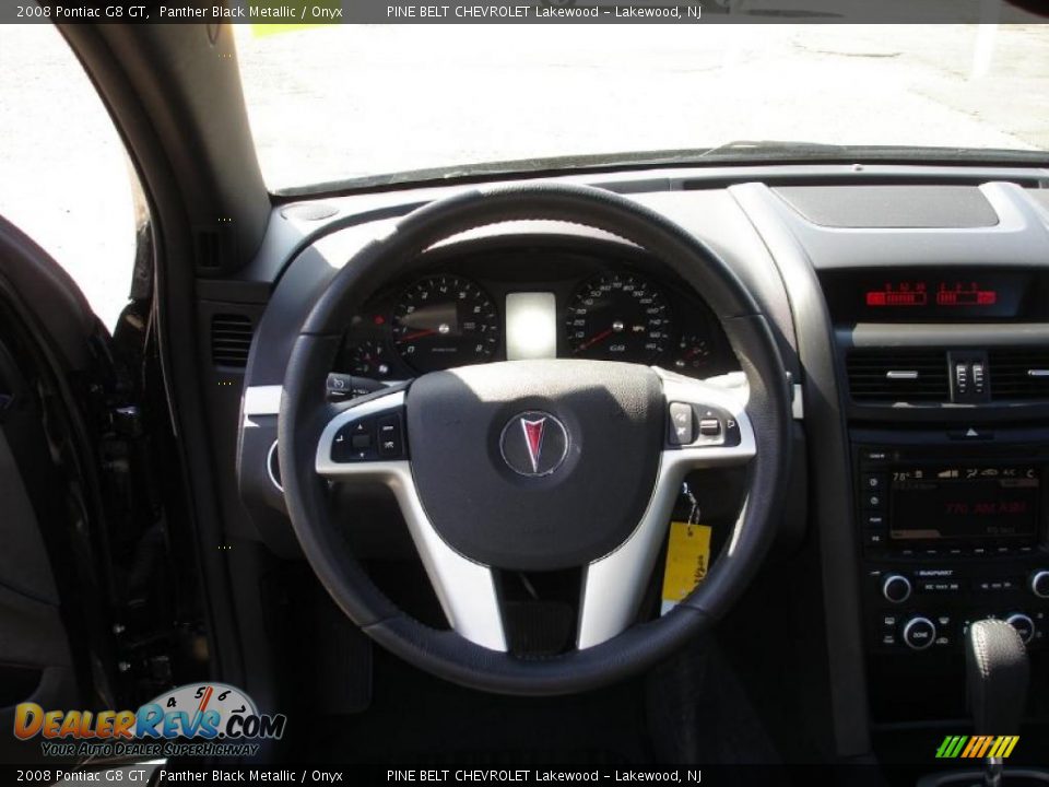 2008 Pontiac G8 GT Panther Black Metallic / Onyx Photo #13