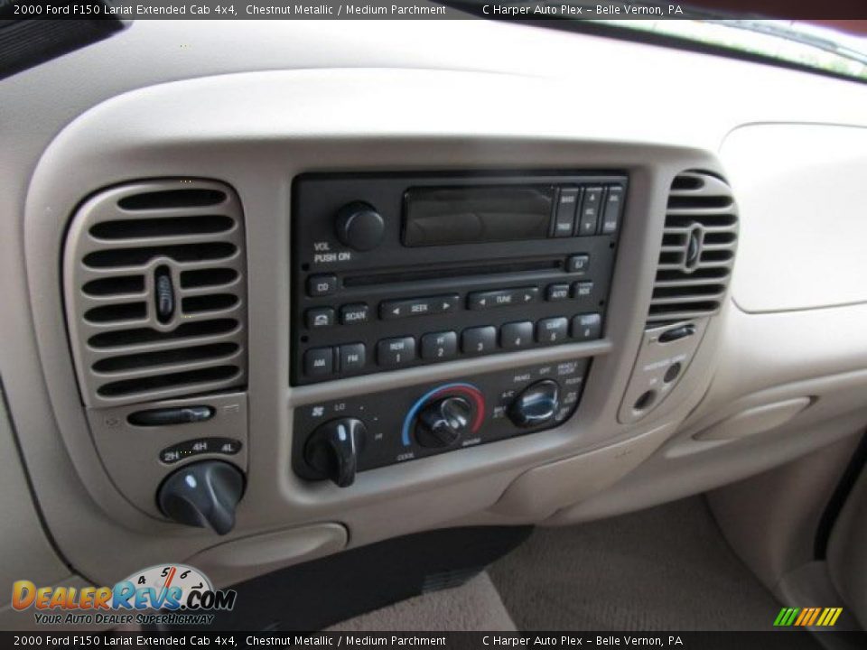 2000 Ford F150 Lariat Extended Cab 4x4 Chestnut Metallic / Medium Parchment Photo #21