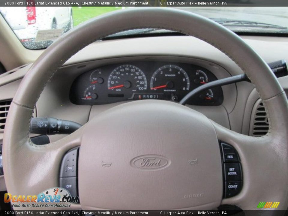 2000 Ford F150 Lariat Extended Cab 4x4 Steering Wheel Photo #23