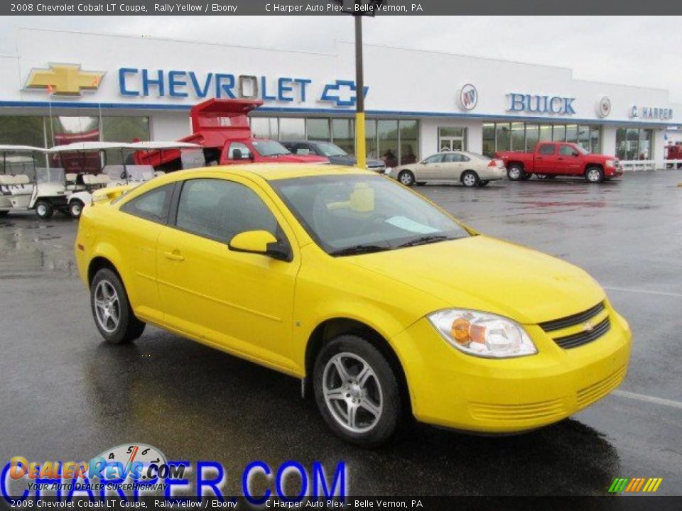 2008 Chevrolet Cobalt LT Coupe Rally Yellow / Ebony Photo #1