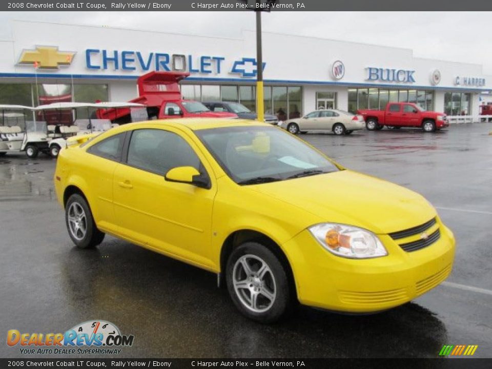 2008 Chevrolet Cobalt LT Coupe Rally Yellow / Ebony Photo #2