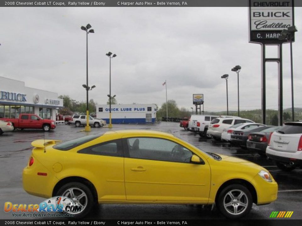 2008 Chevrolet Cobalt LT Coupe Rally Yellow / Ebony Photo #3