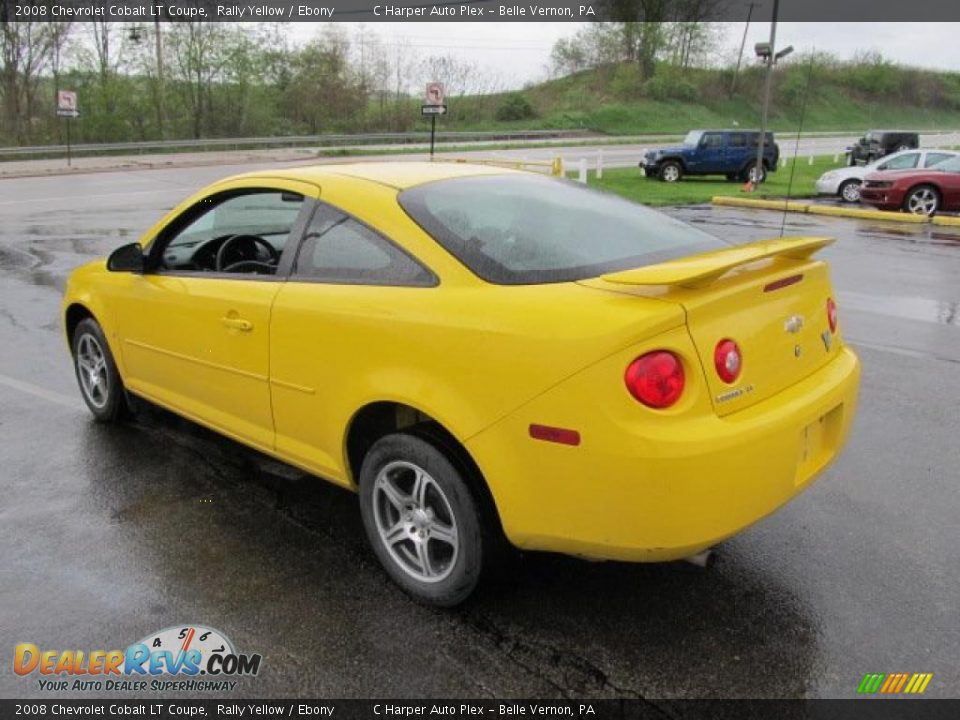 2008 Chevrolet Cobalt LT Coupe Rally Yellow / Ebony Photo #9