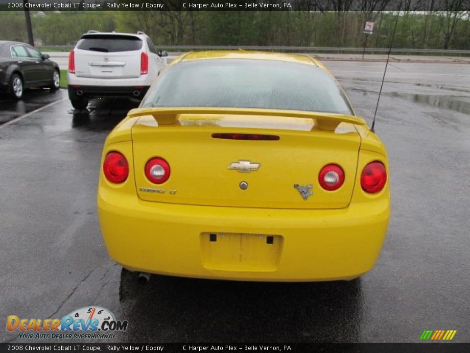 2008 Chevrolet Cobalt LT Coupe Rally Yellow / Ebony Photo #10