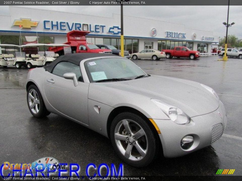 2007 Pontiac Solstice Roadster Cool Silver / Ebony Photo #1