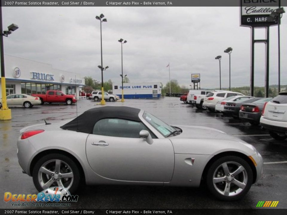 2007 Pontiac Solstice Roadster Cool Silver / Ebony Photo #2