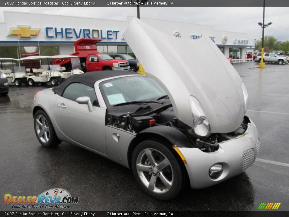 2007 Pontiac Solstice Roadster Cool Silver / Ebony Photo #11