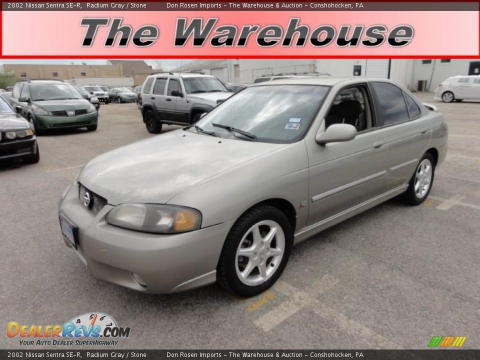 2002 Nissan Sentra SE-R Radium Gray / Stone Photo #1
