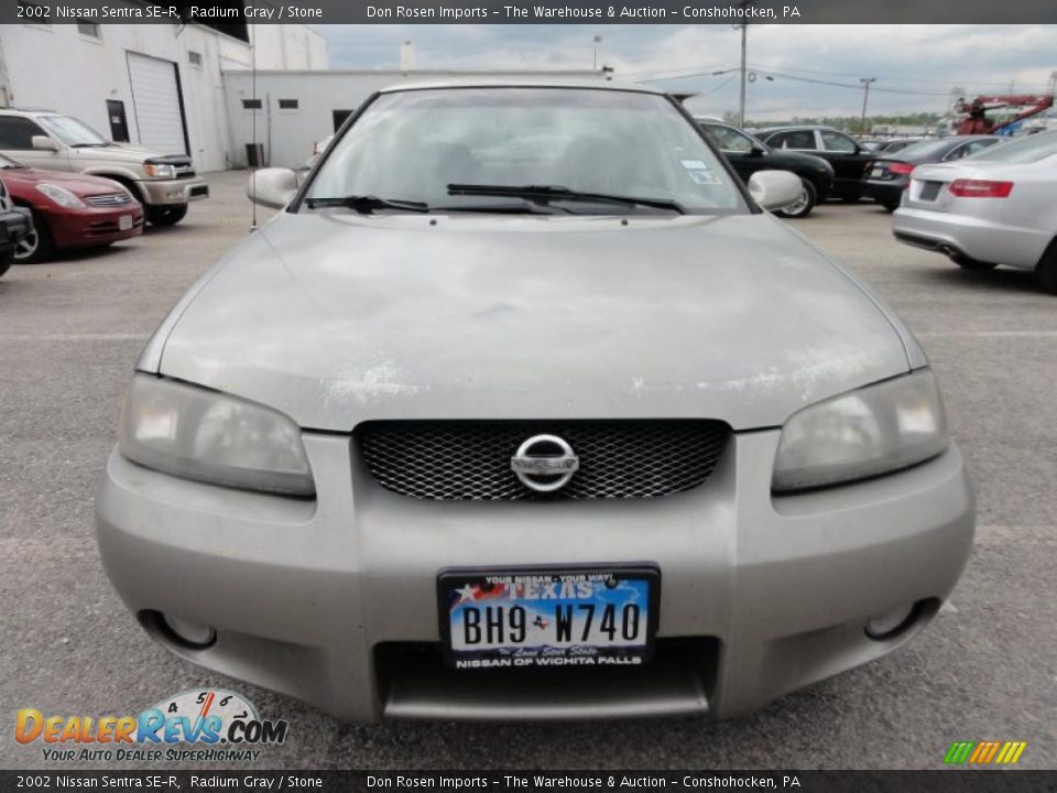 2002 Nissan Sentra SE-R Radium Gray / Stone Photo #3