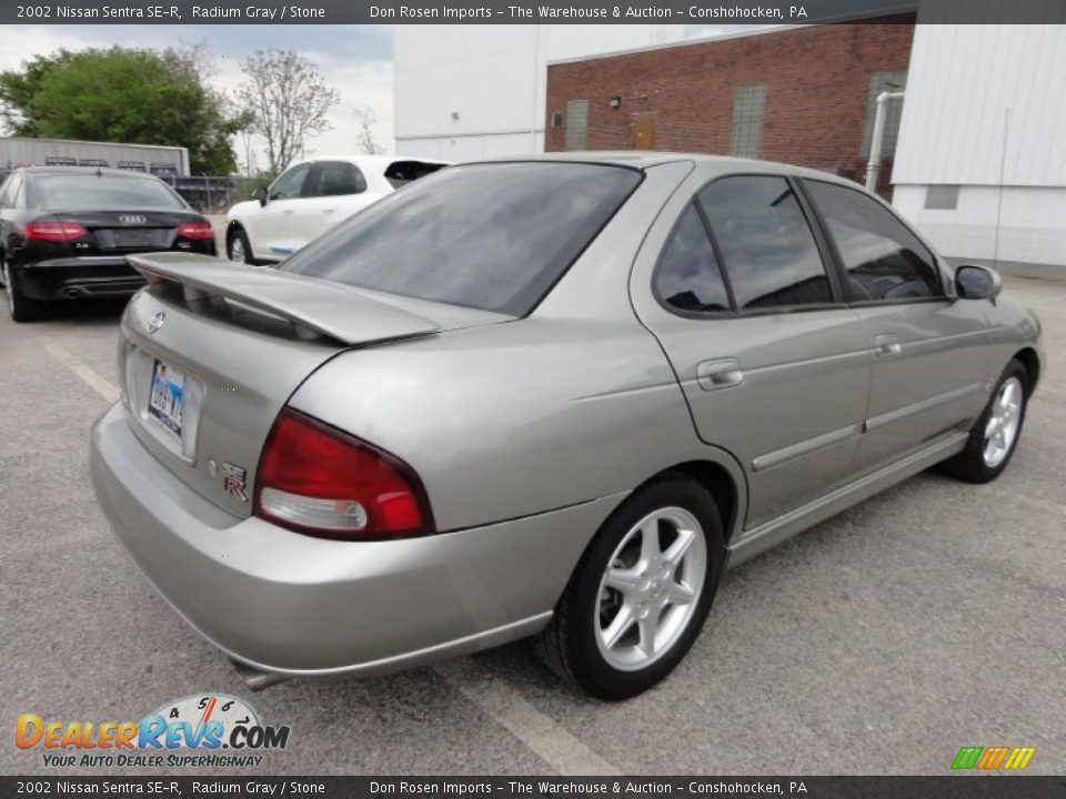 2002 Nissan Sentra SE-R Radium Gray / Stone Photo #8
