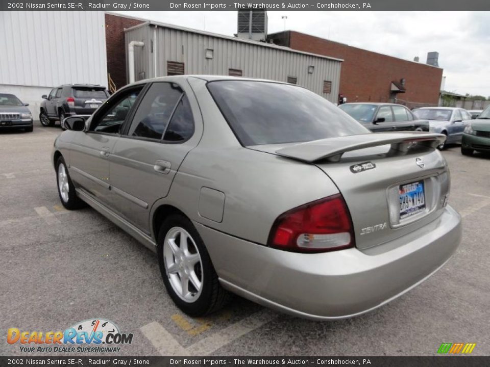 2002 Nissan Sentra SE-R Radium Gray / Stone Photo #10