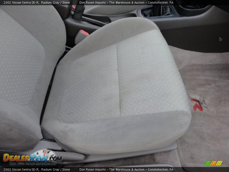 2002 Nissan Sentra SE-R Radium Gray / Stone Photo #21