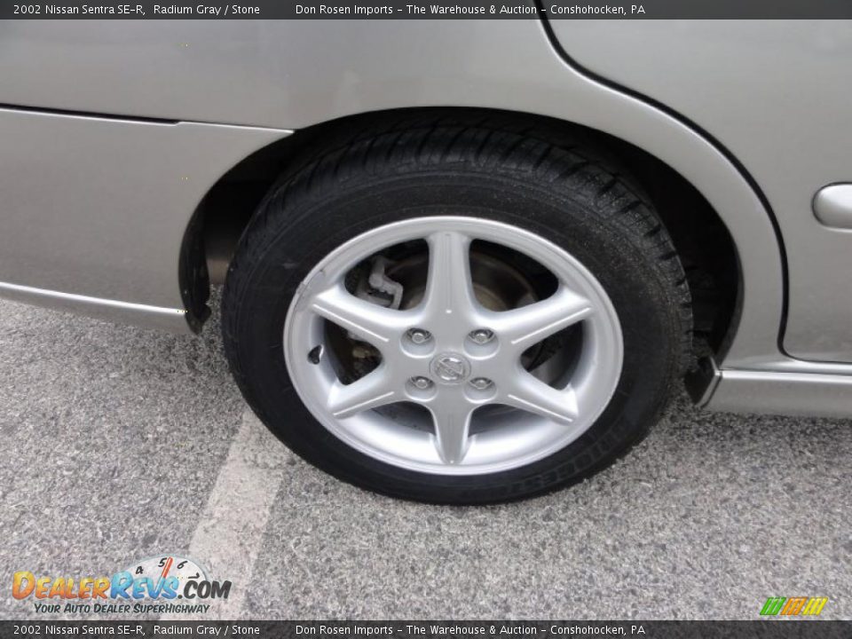 2002 Nissan Sentra SE-R Radium Gray / Stone Photo #32