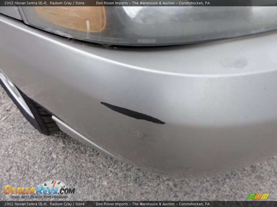 2002 Nissan Sentra SE-R Radium Gray / Stone Photo #34
